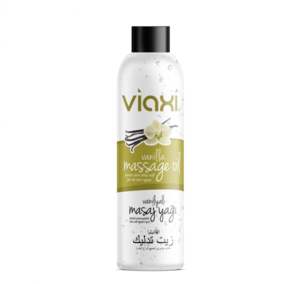 Viaxi Masaj Yağı Vanilya Aromalı 177 ml. - Sertifikalı Masaj Terapistleri ve Spa Merkezleri için mükemmel bir ürün; - 100% saf ve doğal, - Zengin ve lüks besin maddeleri - Tamamen gerçek meyve özleri, çiçekler, besin ve aroma - Orijinal vanilya kokusu, Viaxi Masaj Yağları, daha parlak, canlı, yumuşak, nemli ve ipeksi bir cilt için mükemmel bir masaj yağından beklediğiniz bütün özelliklere sahiptir.